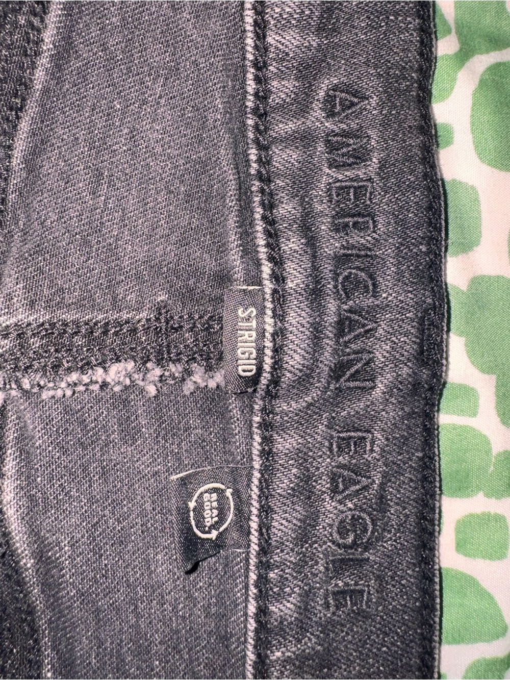 American Eagle Outfitters Women's Black Wide-Leg Jeans - Picture 3 of 4